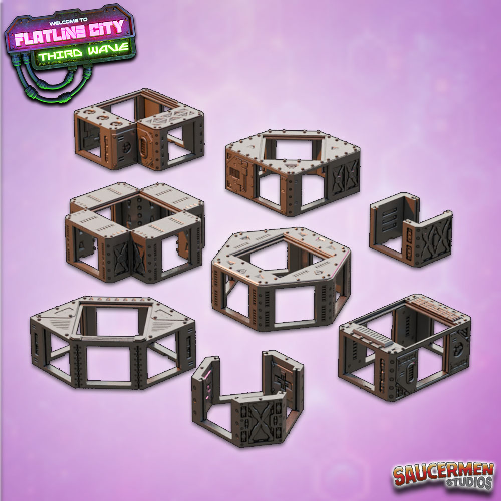 Flatline City: Third Wave - Zectonium Prison Mines Integration Kit